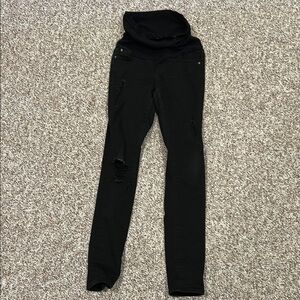 Stylish Black skinny leg Maternity Jeans